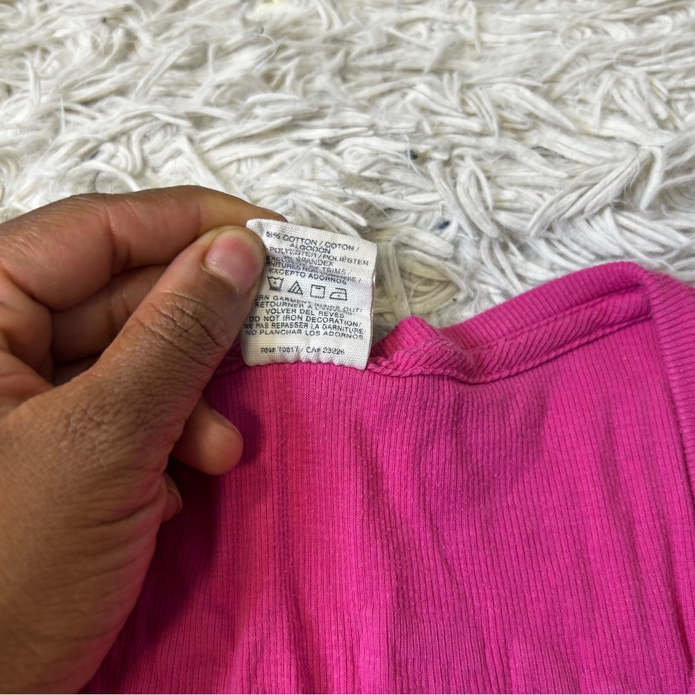 ◾️Y2K Vintage Victoria Secret Pink Henley - Picture 5 of 8
